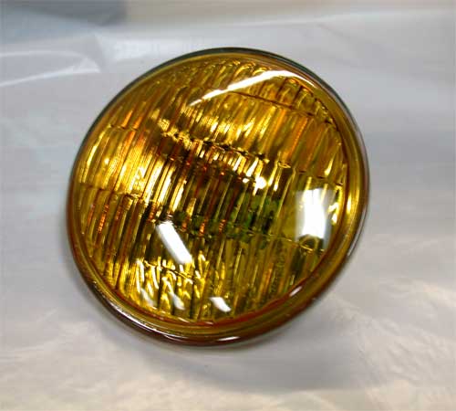 Replacement Sealed Beam (Fluted Amber, 12V)