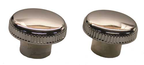 Chrome End Caps for Footrests (FX 71-84, XL 52-71)