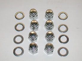 Cylinder Base Bolts for Big Twin 1936-1977 (Chrome Plated)