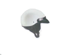 DELUXE Cyber U-1 Half Helmet (White, XL)