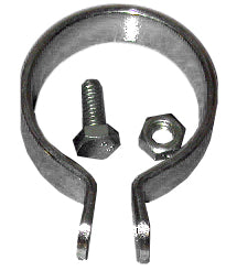 Exhaust End Clamp For Pipes, Mufflers (2 Inch I.D.)