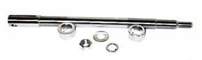 Front Axle Kit With Chrome Hardware (FXST, FXDWG, FLT, FL, FXWG)
