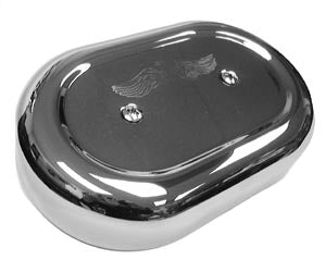 Oval Air Cleaner With Embossed Eagle