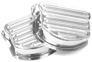 Rocker Arm Covers For Pan (1948-1965, Ribbed Style)
