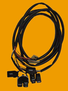 Handlebar Wiring Harness Kit Black Switches 82/95