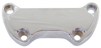 Scalloped Upper Handlebar Clamp - Chrome Plated