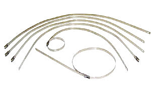Exhaust Wrap Snap Straps (Clamps) Kits